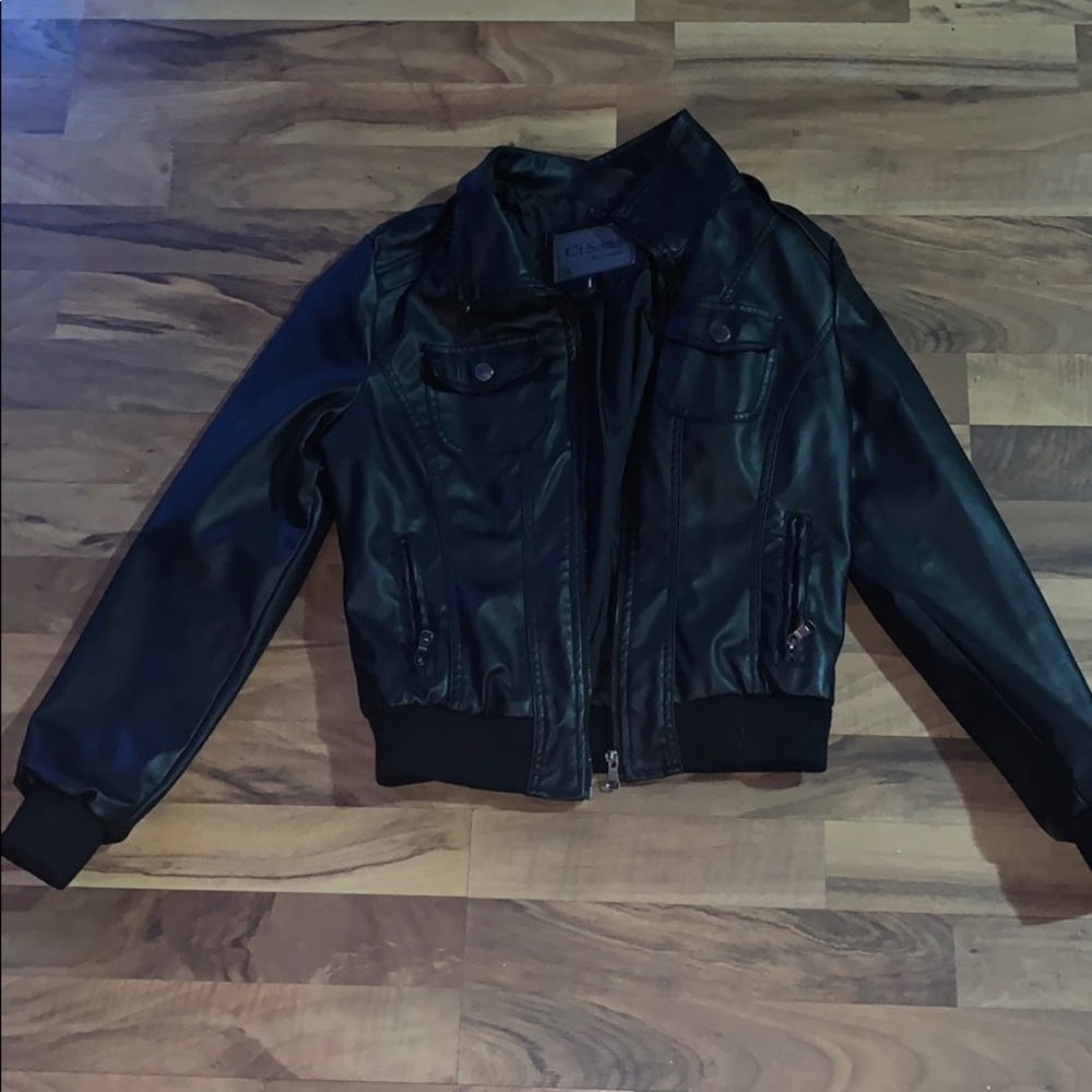 Leather jacket